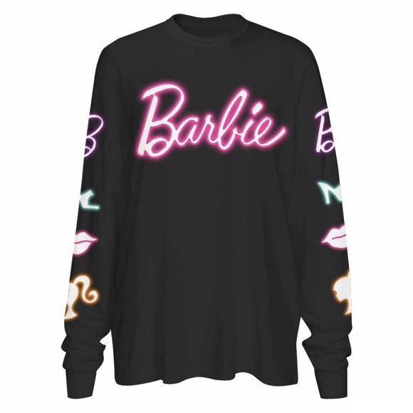 Fashion Nova Let's Go Party Barbie Long Sleeve Tee - Picture 5 of 9